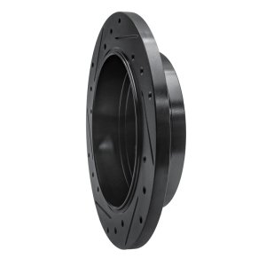 Mercedes-Benz ML320 Brake Rotor (1) - Rear Right - R1 Concepts - Drilled & Slotted - Black - `98-`05